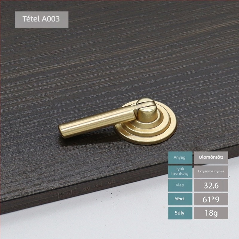 Egylyukú fogantyú cinkötvözetből, ajtókhoz és szekrényekhez, modern minimalista stílusú, elektroplatált, alkalmas ajtókhoz, ablakokhoz, szekrényekhez és fiókokhoz