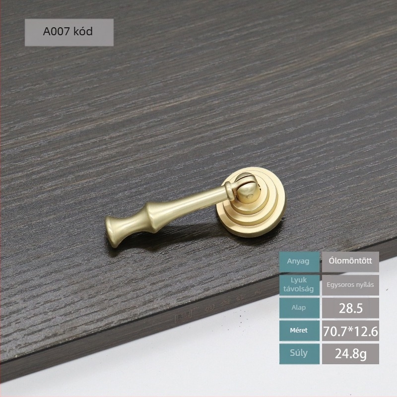 Egylyukú fogantyú cinkötvözetből, ajtókhoz és szekrényekhez, modern minimalista stílusú, elektroplatált, alkalmas ajtókhoz, ablakokhoz, szekrényekhez és fiókokhoz