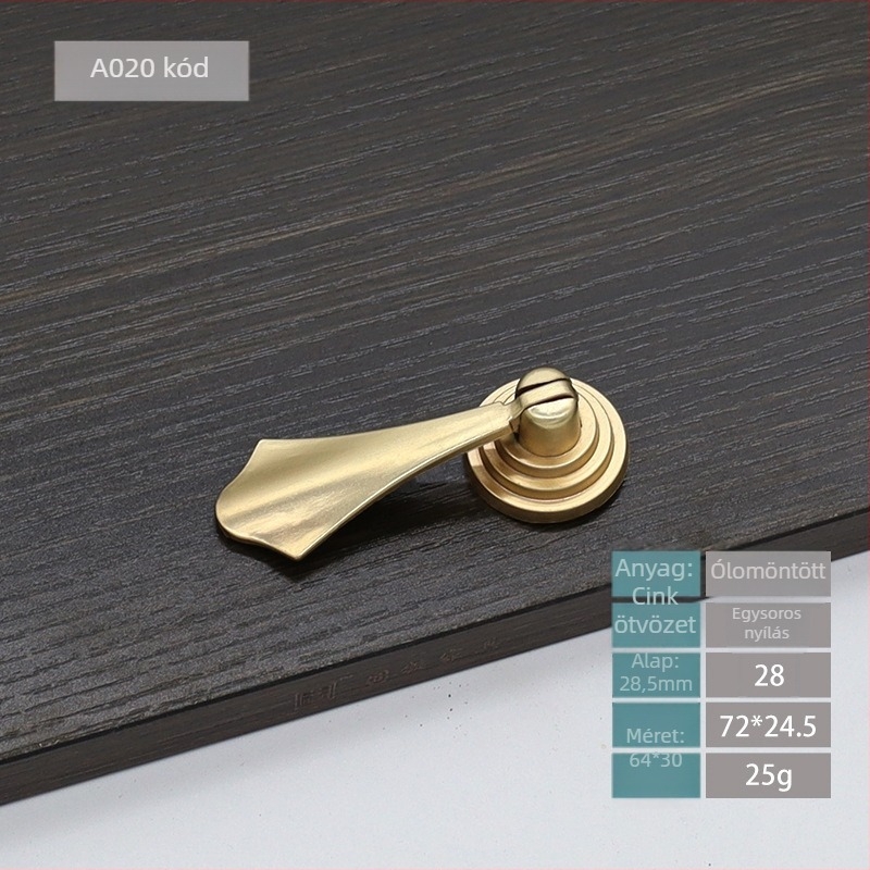 Egylyukú fogantyú cinkötvözetből, ajtókhoz és szekrényekhez, modern minimalista stílusú, elektroplatált, alkalmas ajtókhoz, ablakokhoz, szekrényekhez és fiókokhoz