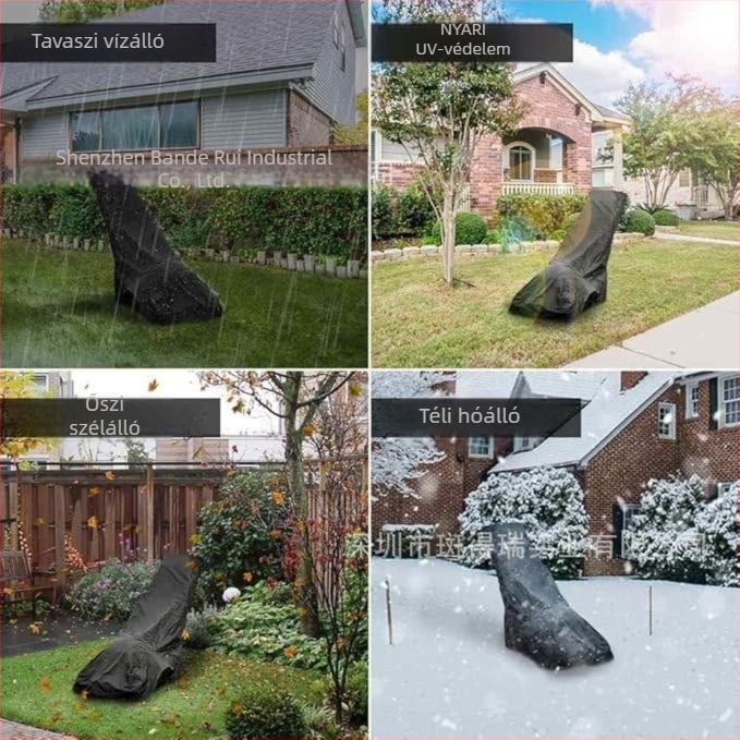 Banderi Kézi fűnyíróhuzat, porvédő, 210D Oxford anyag, testreszabható, modern minimalista stílus