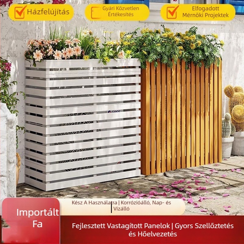 Jiayi Wood Industry tömörfa kültéri klímafedél — kültéri egység fedő, nem testreszabható