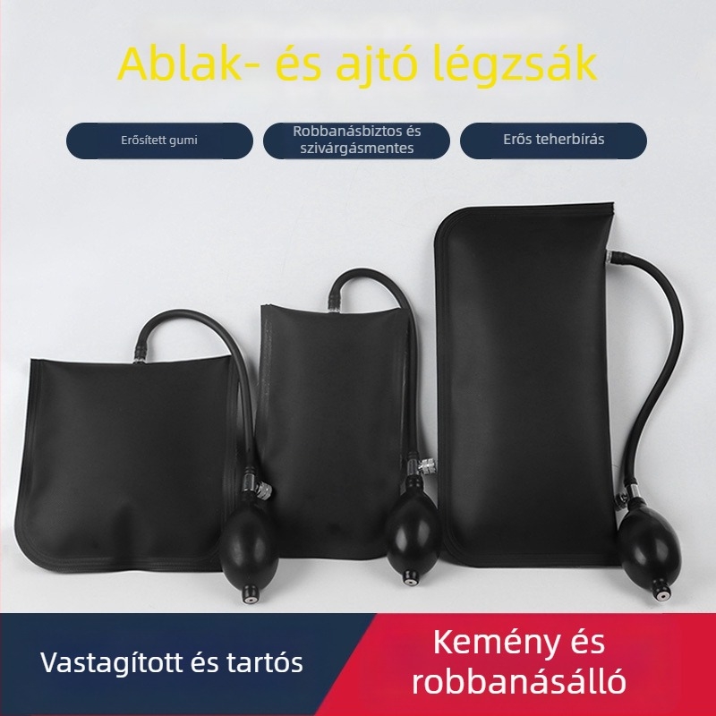 Ajtó- és ablakbeépítő légzsák eszköz — Gyors pozicionálás, Állítható, Többfunkciós, Gumi, Maib