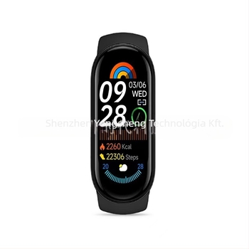 M9 okos karkötő NFC hozzáféréssel, pulzusmérés, vérnyomás, SpO2 monitorozás és WeChat értesítések