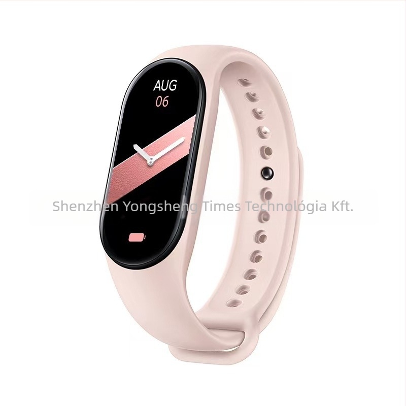 M9 okos karkötő NFC hozzáféréssel, pulzusmérés, vérnyomás, SpO2 monitorozás és WeChat értesítések