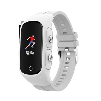 N8 2-in-1 okos karkötő és Bluetooth headset, pulzusmérés, alváskövetés, TFT kijelző, titániumötvözet ház, Bluetooth 5.0