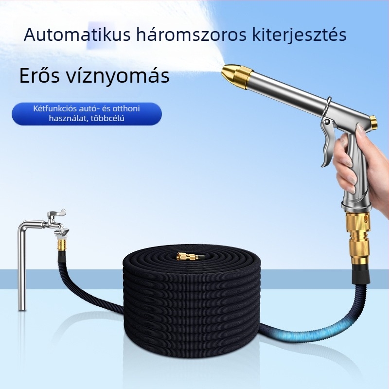 Autómosás magasnyomású teleszkópos tömlő, Poliészter PVC anyag, Modell YJ-B6556, Márka Yiju