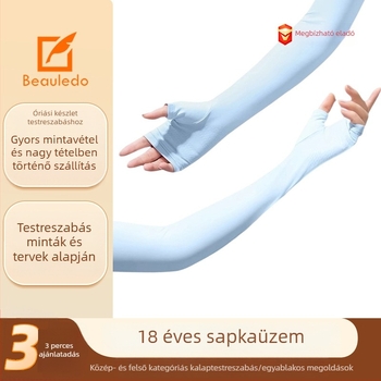 Uniszex UPF50+ napvédő gradient poliiszter ujjsvédő, tavasz-nyár