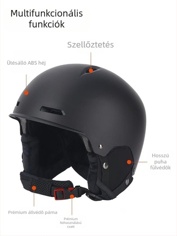 Téli sí sisak, belső All-in-One sisak, ABS+EPS, Zhonghengxing, 2025 januárjában kiadva, alkalmas gyerekeknek, fiataloknak és felnőtteknek