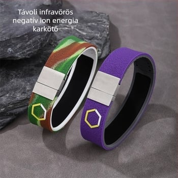 Egyensúlyi energia karkötő – Szilikon sport karkötő, uniszex, gravírozható, pároknak szóló ajándék, negatív ionok, anti-sugárzás, Modell G0171