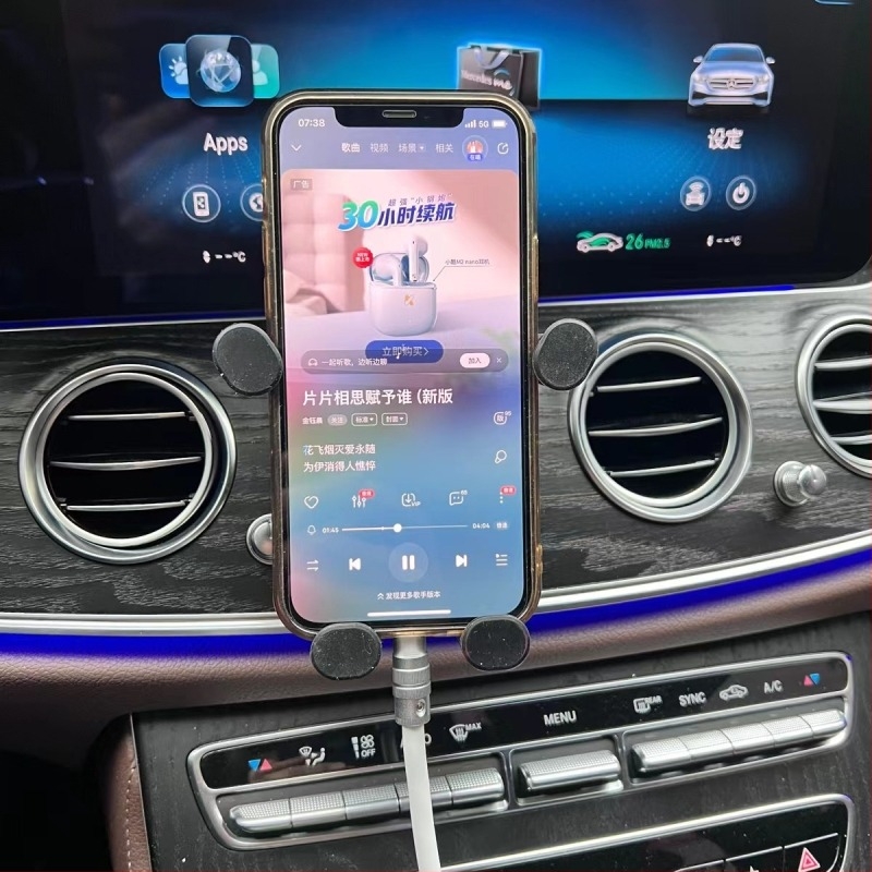 Lightning to 3,5 mm AUX hangkábel iPhone-hoz autóhifihez – 6 magos vezető, aranyozott csatlakozók, 6,0 mm folyékony szilikon, CCC tanúsított