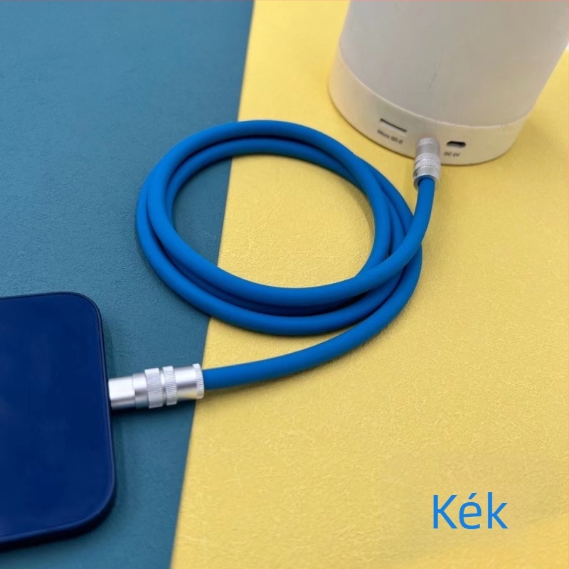 Lightning to 3,5 mm AUX hangkábel iPhone-hoz autóhifihez – 6 magos vezető, aranyozott csatlakozók, 6,0 mm folyékony szilikon, CCC tanúsított