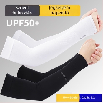 Kültéri napsugárzás elleni ujjvédők, Uniszex, Felnőttek, Mintázat: Solid