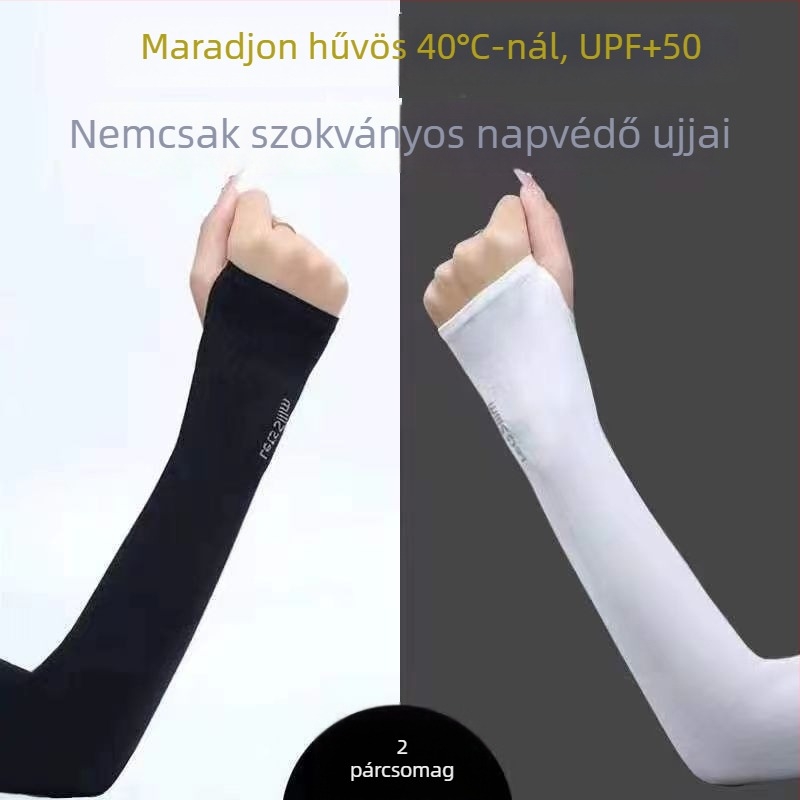Kültéri napsugárzás elleni ujjvédők, Uniszex, Felnőttek, Mintázat: Solid