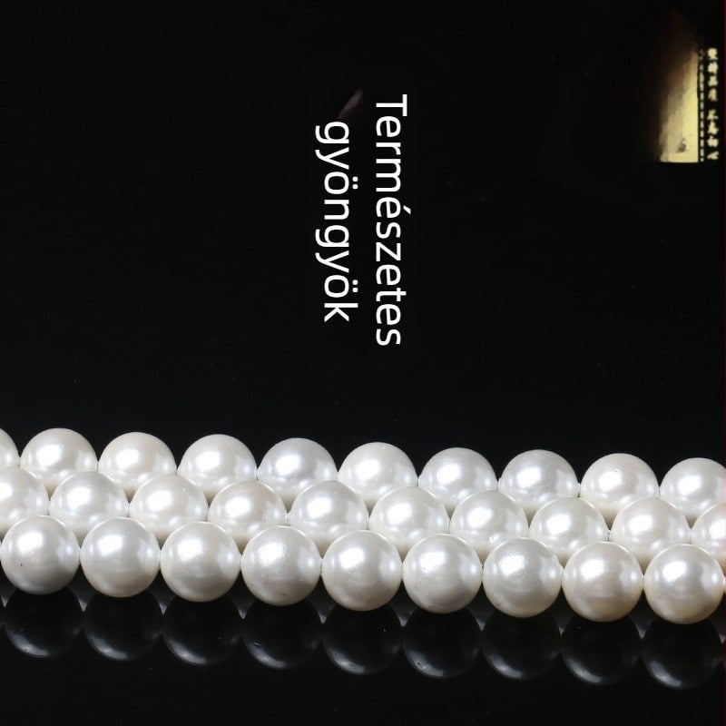 Szabad gyöngyök – édesvízi gyöngyök, polírozott, Hongchu márka, egyszerű stílus