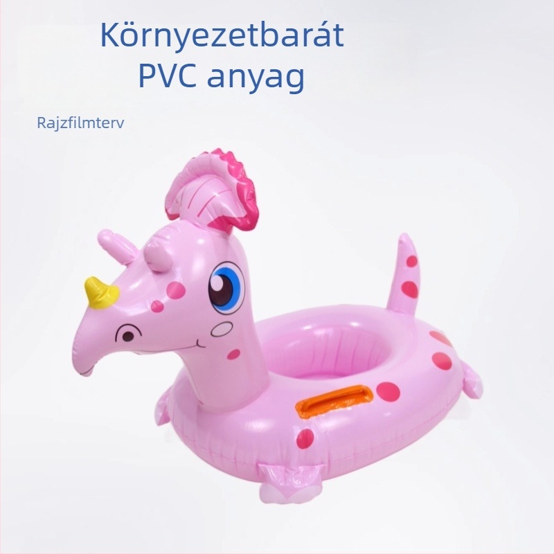 Gyerekeknek készült felfújható úszógumi állatmintával, környezetbarát PVC, 0,18 mm vastagság, nyomat, Hongyu márka