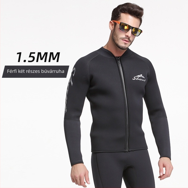 Két részes búvárneoprén öltözet – Sbart, 90% gumi + 10% nylon, melegen tart, alkalmas búvárkodásra és úszásra