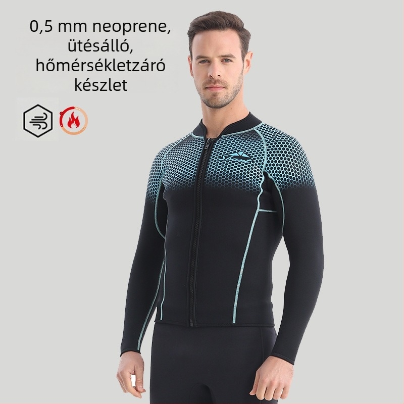 Két részes búvárneoprén öltözet – Sbart, 90% gumi + 10% nylon, melegen tart, alkalmas búvárkodásra és úszásra