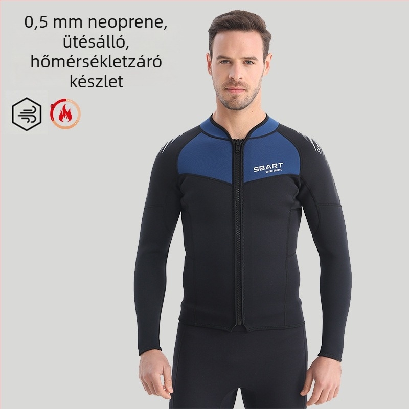 Két részes búvárneoprén öltözet – Sbart, 90% gumi + 10% nylon, melegen tart, alkalmas búvárkodásra és úszásra