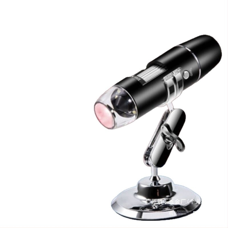 USB digitális mikroszkóp 1600x nagyítással bőr- és szőrtüsző-elemzéséhez — Okostelefonnal kompatibilis, kiváló felbontású képek