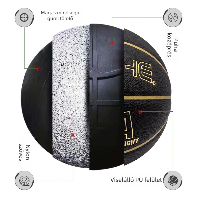 Psyche kosárlabda, PU anyag, Can logó nyomtatás, testreszabható