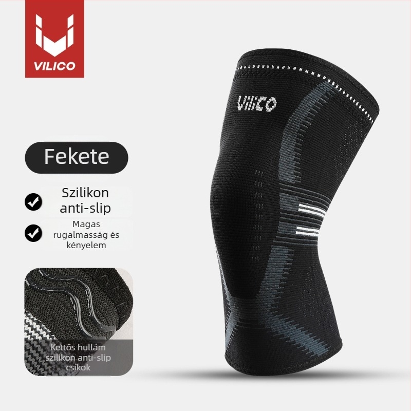 Sport térdvédők – lélegző nejlon, csúszásmentes, könnyű, körülbelül 100 g, térdvédő mandzsetta, univerzális illeszkedés