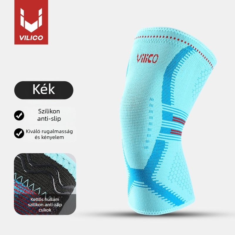 Sport térdvédők – lélegző nejlon, csúszásmentes, könnyű, körülbelül 100 g, térdvédő mandzsetta, univerzális illeszkedés