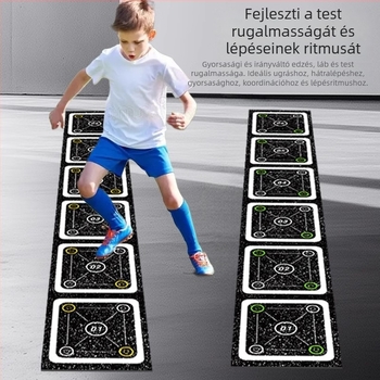 Rugalmas létrás edzésmatrac – Knight márkájú gumiból készült edzéssegédeszköz futballhoz
