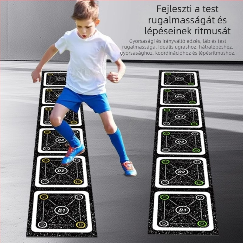 Rugalmas létrás edzésmatrac – Knight márkájú gumiból készült edzéssegédeszköz futballhoz