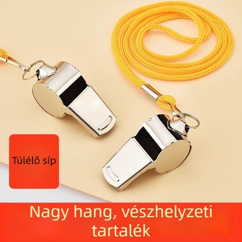 Luotai rozsdamentes acél síp – logó nélküli, testreszabhatatlan, sokoldalú sporthoz és edzéshez