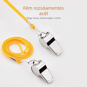 Luotai rozsdamentes acél síp – logó nélküli, testreszabhatatlan, sokoldalú sporthoz és edzéshez