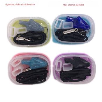 PAIDIAO ABS sport síp, delfin alakú, logónyomtatás, testre szabható, játékvezető/edző