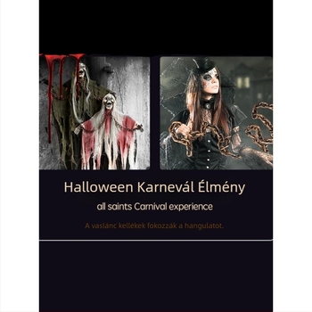 Vaslánc rekvizit Halloween kísértet házhoz, műanyag hamis lánc, film- és televíziós rekvizit, képzési segédeszközök; kód Xdbpzdc; anyag: Egyéb; sport: Labdarúgás