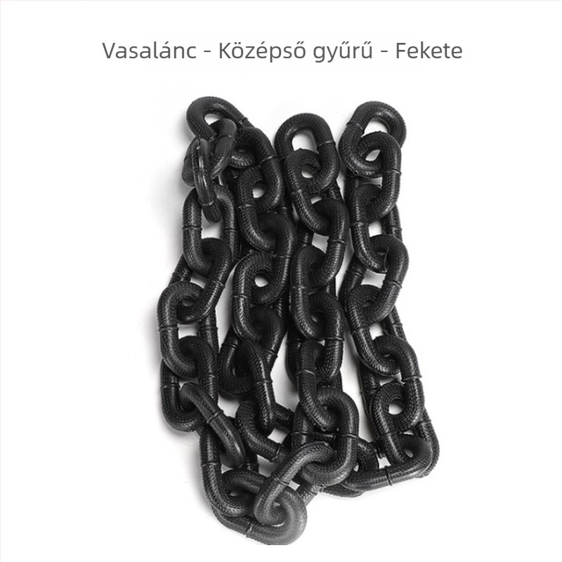 Vaslánc rekvizit Halloween kísértet házhoz, műanyag hamis lánc, film- és televíziós rekvizit, képzési segédeszközök; kód Xdbpzdc; anyag: Egyéb; sport: Labdarúgás
