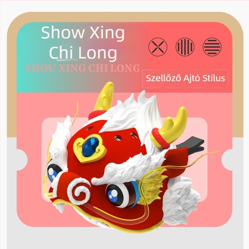 GEEKFUN Sárkánytánc és az Oroszlán Ébredése — autóparfüm tartó medál, műanyag, szellőző klipsz, aromás, orientális illat