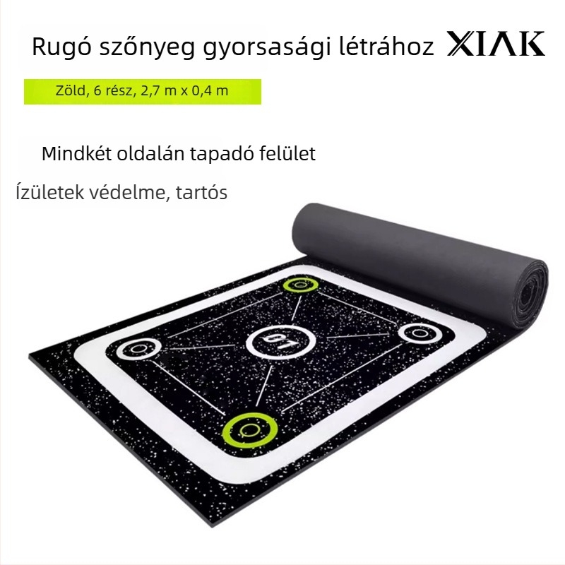 Gumírozott, többször felhasználható agility ladder edzésmat gyermekek testi edzéséhez; anyag: gumi; testreszabás: igen; márka: saiaoty; releváns sportok: futball; kategória: edzés segédeszközök