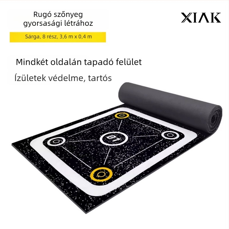 Gumírozott, többször felhasználható agility ladder edzésmat gyermekek testi edzéséhez; anyag: gumi; testreszabás: igen; márka: saiaoty; releváns sportok: futball; kategória: edzés segédeszközök