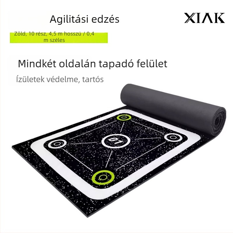 Gumírozott, többször felhasználható agility ladder edzésmat gyermekek testi edzéséhez; anyag: gumi; testreszabás: igen; márka: saiaoty; releváns sportok: futball; kategória: edzés segédeszközök