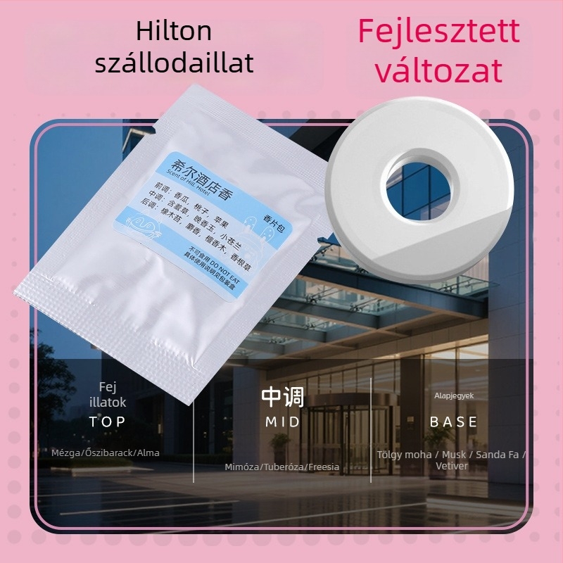 Autó illatosító tabletták az autó klímaberendezésének ventillációs nyílásába illeszkedő Gardenia illattal, 4 darabos elegáns csomag, párolgási idő több mint 90 nap, ülés típusú szerelés