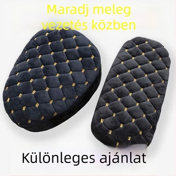 Elektromos jármű ülésvédő, téli fleece-bélésű, pamut anyag, pamut töltet, univerzális illeszkedés