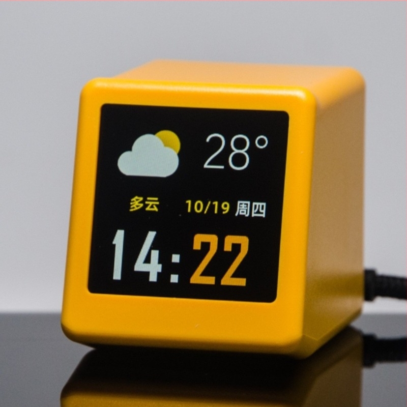 WiFi Okos Óra 56. Generáció – Időjárásállomás, Időjárás-előrejelzés, Külső Tápellátás, Műanyag Burkolat