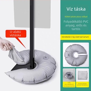 Kültéri PVC vízzsák, vízálló, kapacitás 10