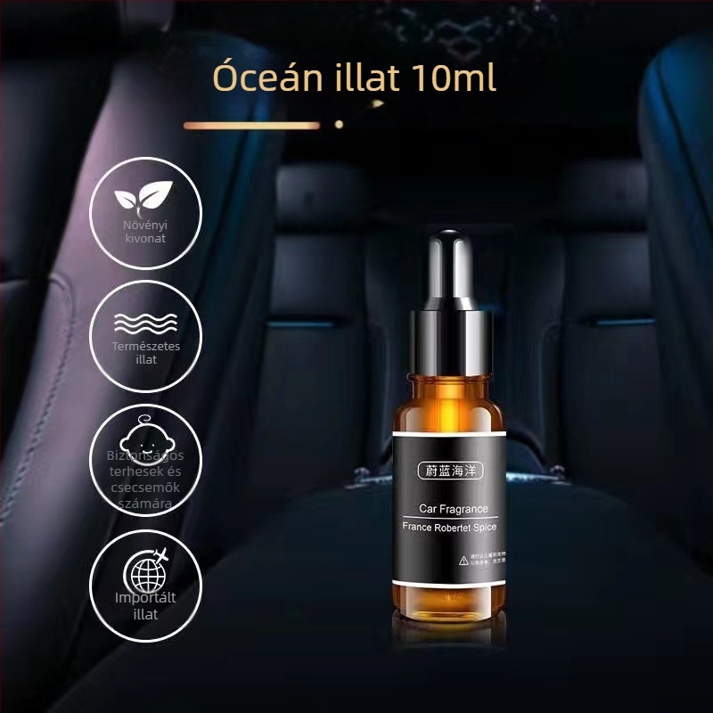 Time Autóillatosító aromaterápia: ötvözet illat tartó, légkimeneti csipesz, Osmanthus illat, 10–20 ml, 61–90 óra illatideje