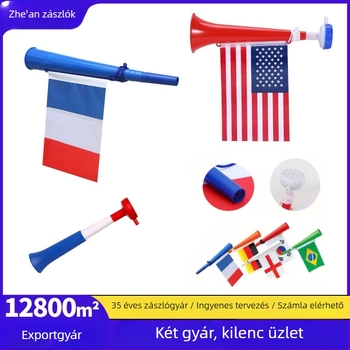 Ze'an Szurkolói kürt — műanyagból, injektáló ömlesztés, logó nyomtatás, testreszabható feldolgozás