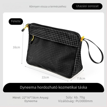 Kültéri utazási kozmetikai táska – vízálló, kézitáska stílus, nagy kapacitás, 600D Oxford anyag