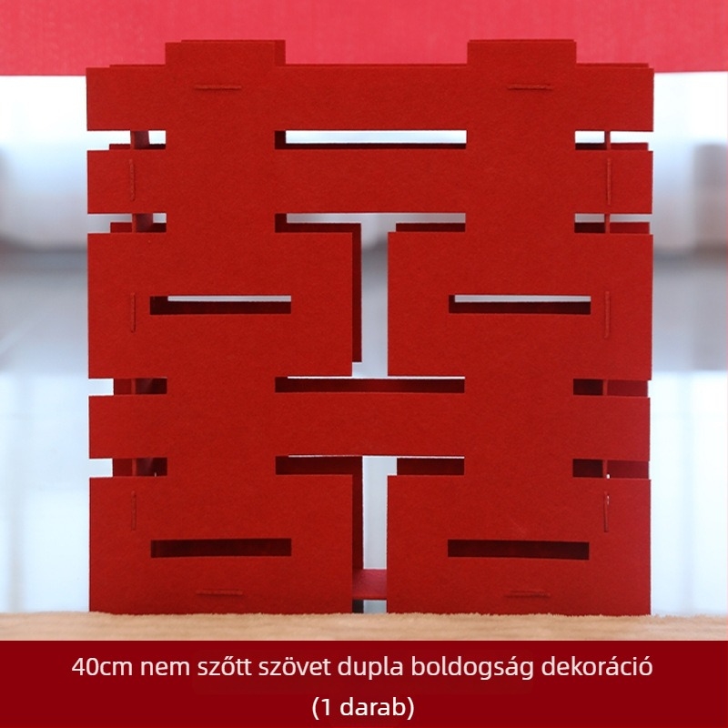 Menyasszonyi papírból készült honeycomb gömb dísz – 3D asztali fotó kellékek, Jiujian