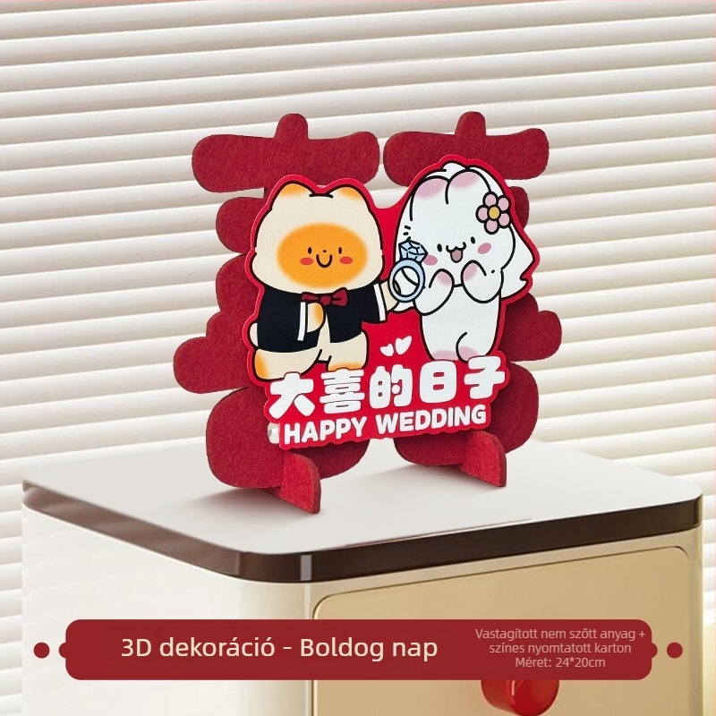 Menyasszonyi papírból készült honeycomb gömb dísz – 3D asztali fotó kellékek, Jiujian