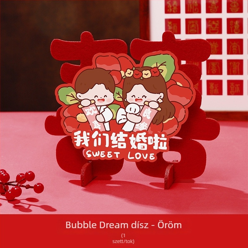 Menyasszonyi papírból készült honeycomb gömb dísz – 3D asztali fotó kellékek, Jiujian