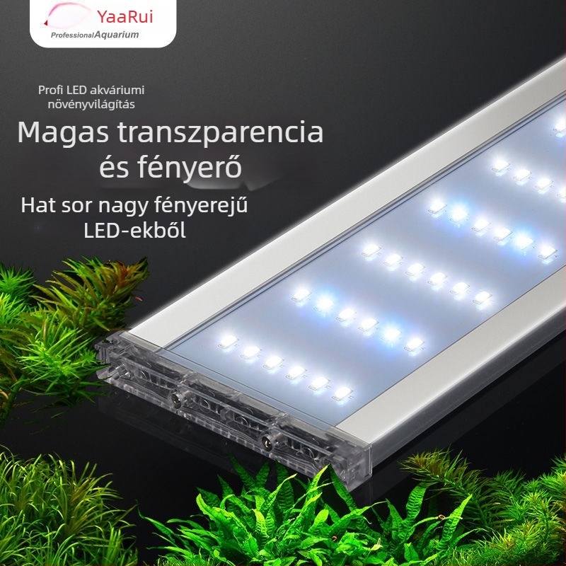 LED akváriumi világító lámpa, alumíniumötvözet, nagy teljesítmény, Yao Rui márka, súly 3