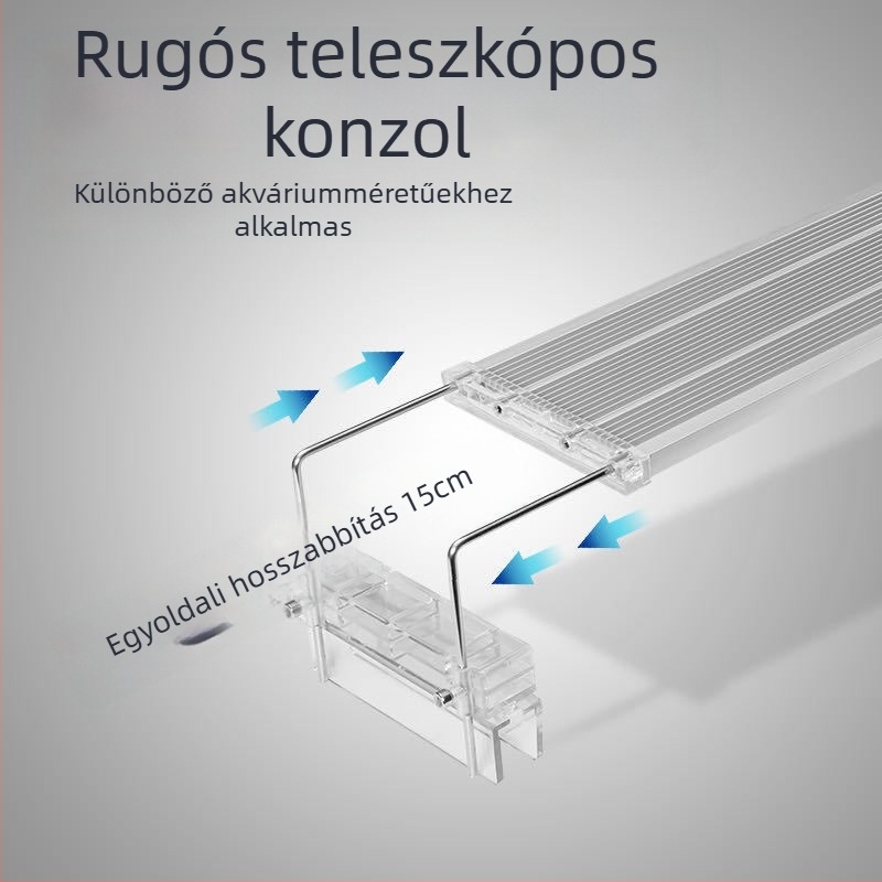 LED akváriumi világító lámpa, alumíniumötvözet, nagy teljesítmény, Yao Rui márka, súly 3