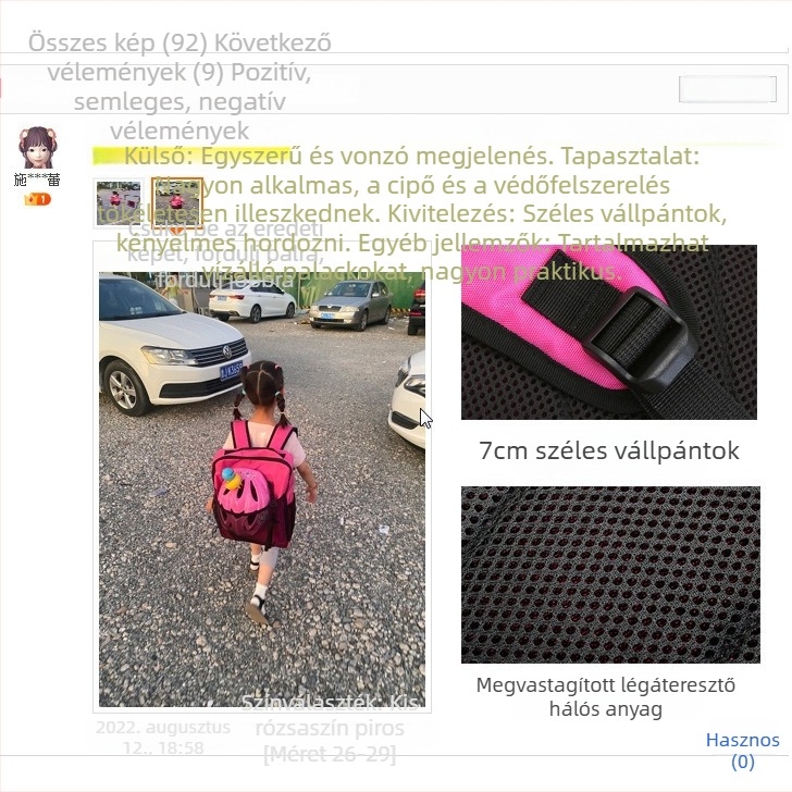 Gyermekeknek készült görkorcsolya tároló táska vállpánttal